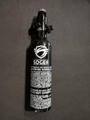 SYSTEME AIR COMPLET BOUTEILLE ALUMINIUM 0,2 LITRE 3000 PSI /230 BARS