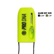 INFAMOUS - PRO DNA SET-STOP BARREL COVER - CAPOTE DE CANON AVEC CLE DE REGLAGE 1/8 - VOLTANIUM LIME