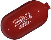 BUNKERKINGS - BOUTEILLE AIR 4500 PSI BK FN 70ci / 1,15 L - BLOOD RED BK KNIFE