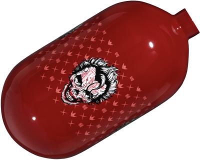 BUNKERKINGS - BOUTEILLE AIR 4500 PSI BK FN 70ci / 1,15 L - BLOOD RED JOKER SKULL