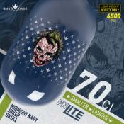 BUNKERKINGS - BOUTEILLE AIR 4500 PSI BK FN 70ci / 1,15 L - MIDNIGHT NAVY JOKER SKULL