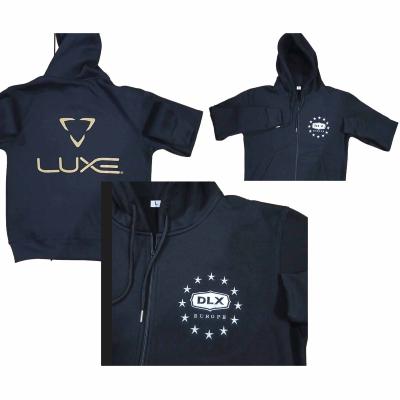 DLX - SWEAT A CAPUCHE ZIPPEE LUXE HOODY AVEC BRODERIES