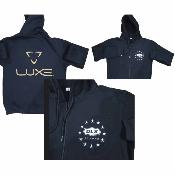DLX - SWEAT A CAPUCHE ZIPPEE LUXE HOODY AVEC BRODERIES