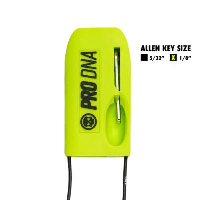 INFAMOUS - PRO DNA SET-STOP BARREL COVER - CAPOTE DE CANON AVEC CLE DE REGLAGE 1/8 - VOLTANIUM LIME