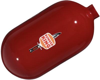 BUNKERKINGS - BOUTEILLE AIR 4500 PSI BK FN 70ci / 1,15 L - BLOOD RED BK KNIFE
