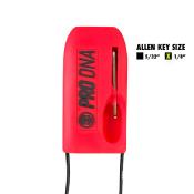 INFAMOUS - PRO DNA SET-STOP BARREL COVER - CAPOTE DE CANON AVEC CLE DE REGLAGE 1/8 -  RED