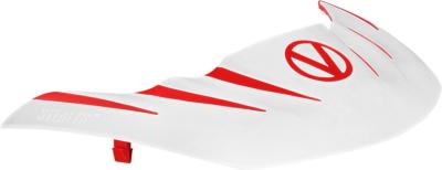 VIRTUE - VIO STEALTH VISOR - VISIERE POUR MASQUE VIO ET BUNKERKINGS CMD - BLANC/ROUGE
