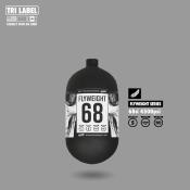 PRO DNA - BOUTEILLE NUE FLYWEIGHT - 68 CI / 1,1 LITRE - SAVAGE SKULL