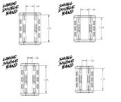 ATTKTX - BOUCLE HB HERO - SINGLE LARGE / 316 SS - PLATINIUM