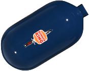 BUNKERKINGS - BOUTEILLE AIR 4500 PSI BK FN 70ci / 1,15 L - MIDNIGHT NAVY BK KNIFE