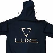 DLX - SWEAT A CAPUCHE ZIPPEE LUXE HOODY AVEC BRODERIES