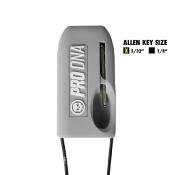 INFAMOUS - PRO DNA SET-STOP BARREL COVER - CAPOTE DE CANON AVEC CLE DE REGLAGE 1/8 -  GREY