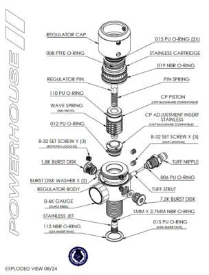 POWERHOUSE - JOINT INSER SEAT / PUK POUR REGULATEURS TKO