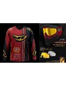 JT PAINTBALL - PACK 40th ANNIVERSARY - 1x MASQUE JT PROFLEX INCLUS 2x ECRANS + 1x JERSEY COLLECTOR - TAILLE 2XLARGE